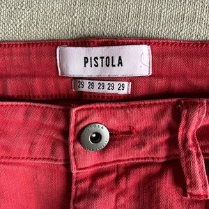 Pistola Persimmon-Red High-Rise Jeans size 29
